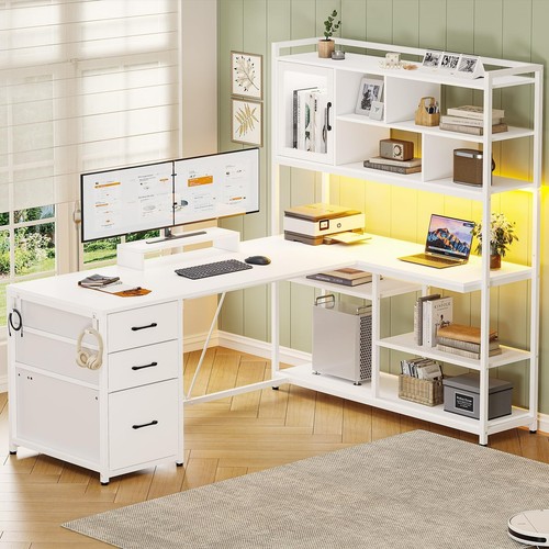 Home office shaped computer - home, l